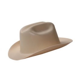 JACKSON Safety 19502 Tan Western Outlaw 4-Point Ratcheting Suspension Brim Hardhat